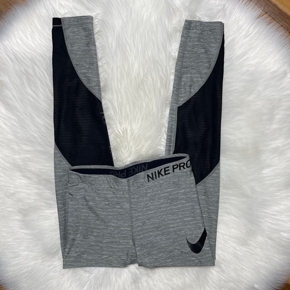Nike Pro Tight Fit Training Tights Leggings - Picture 1 of 5